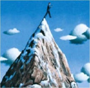 walking-off-the-cliff