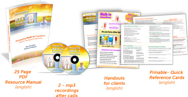 You get pdf book, 2 recordings, handouts and reference cards for printing